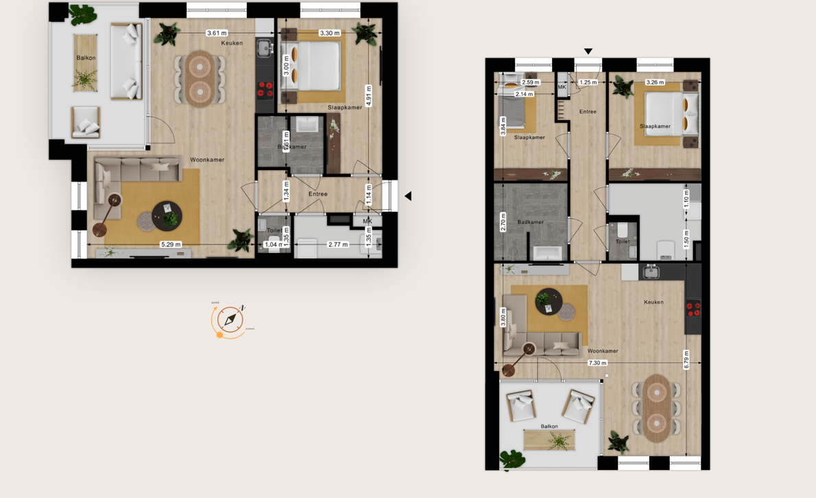 Brown Minimalist Aesthetic Photo Collage Poster 2